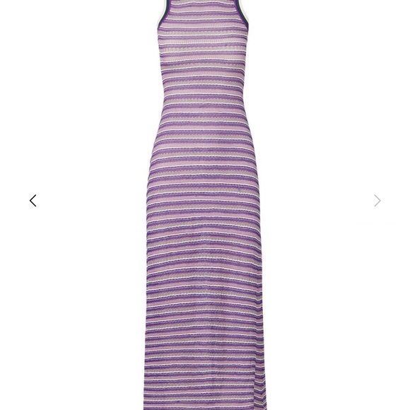 Designer Veronica beard dress maxi stripes summer - Picture 2 of 7